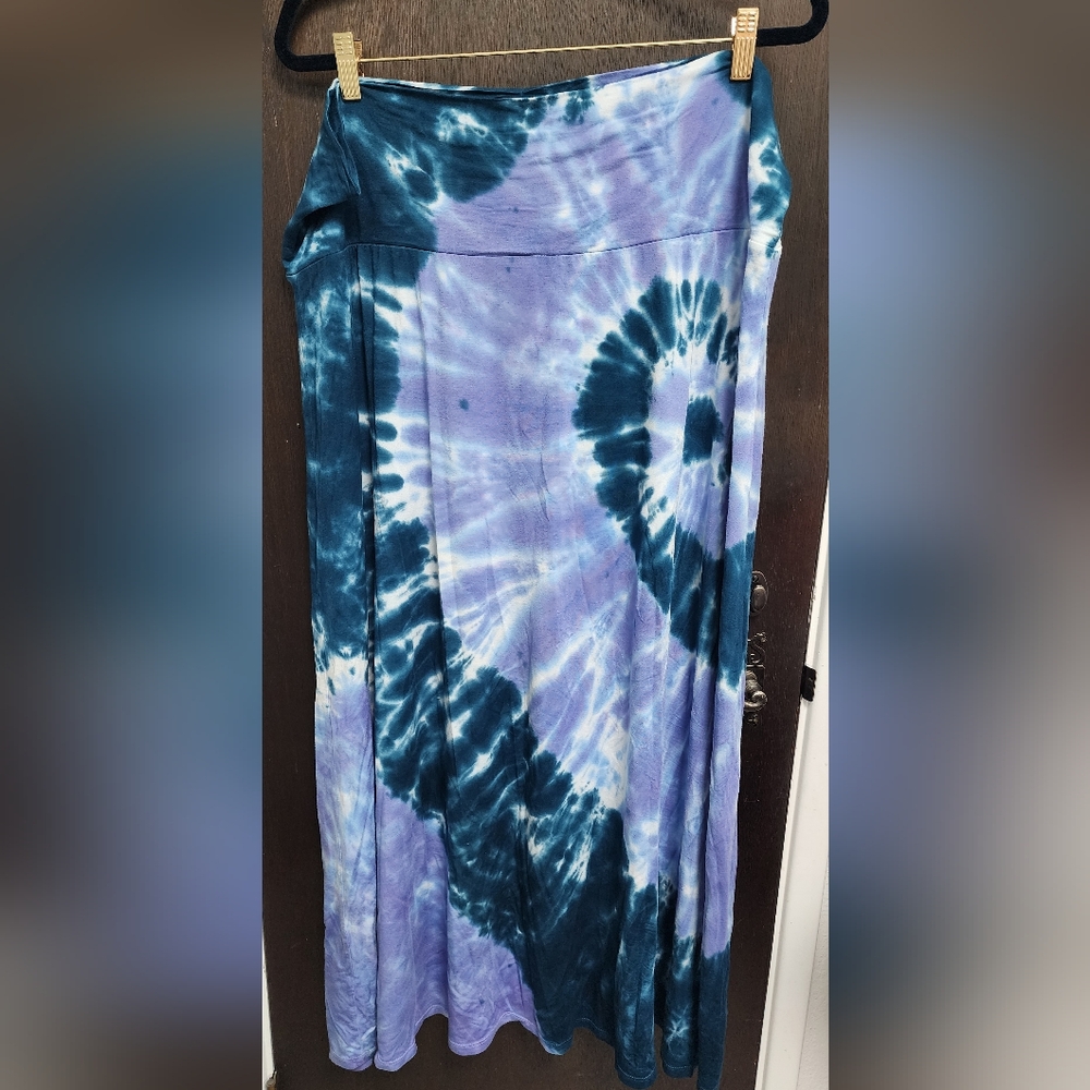 Dharma Trading Tie-Dye Maxi Skirt 2X